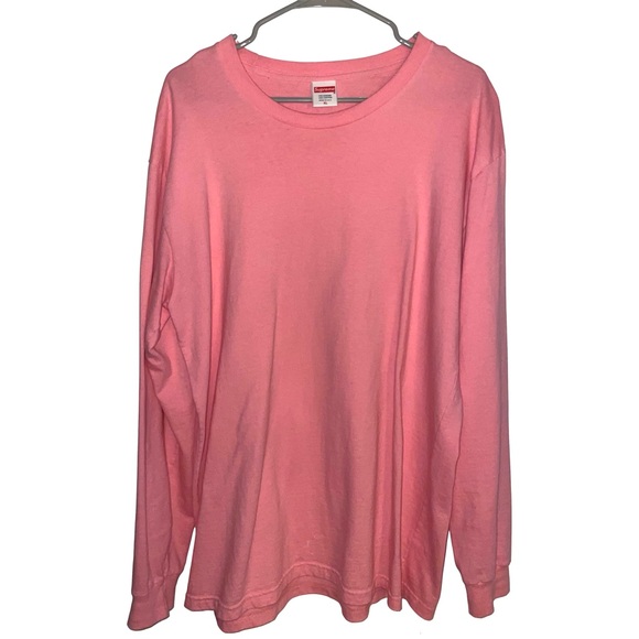 Supreme Long Sleeve Tee Pink - Picture 2 of 3